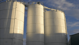 Jetset aluminized primer on silos