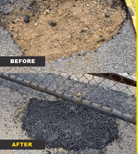 PAR asphalt repair before